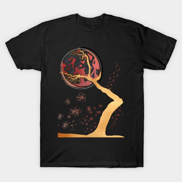 Blood Moon T-Shirt by theroseandraven